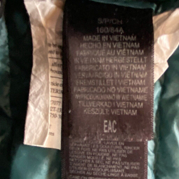 Marmot Women's Echo Featherless Long Teal Puffer Jacket Smalll - Picture 10 of 11